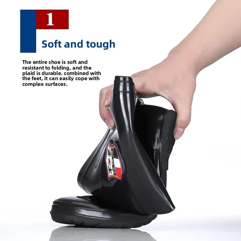 Bottes wading homme PVC haut tube antidérapantes plantation riz protection travail unisex