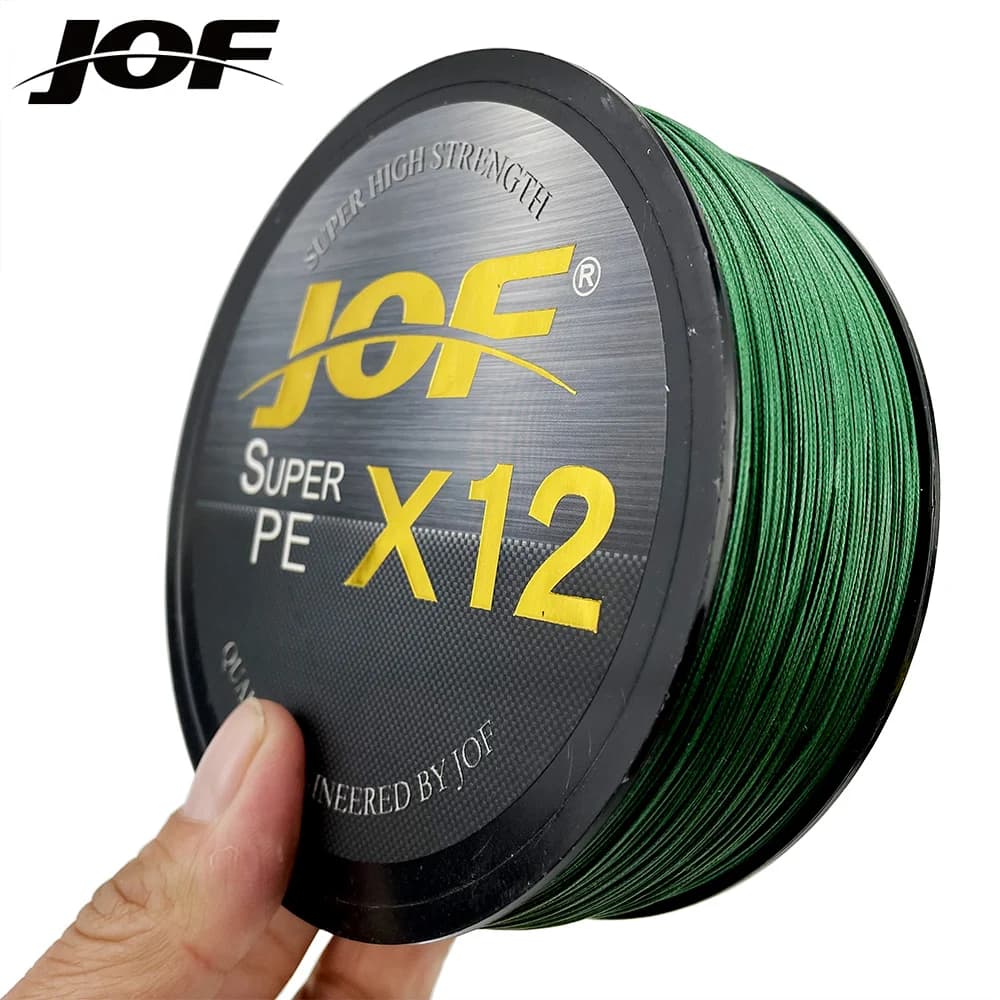 Ligne de pêche japonaise JOF multifilament PE 12 brins, ultra résistante pour la carpe, 20 à