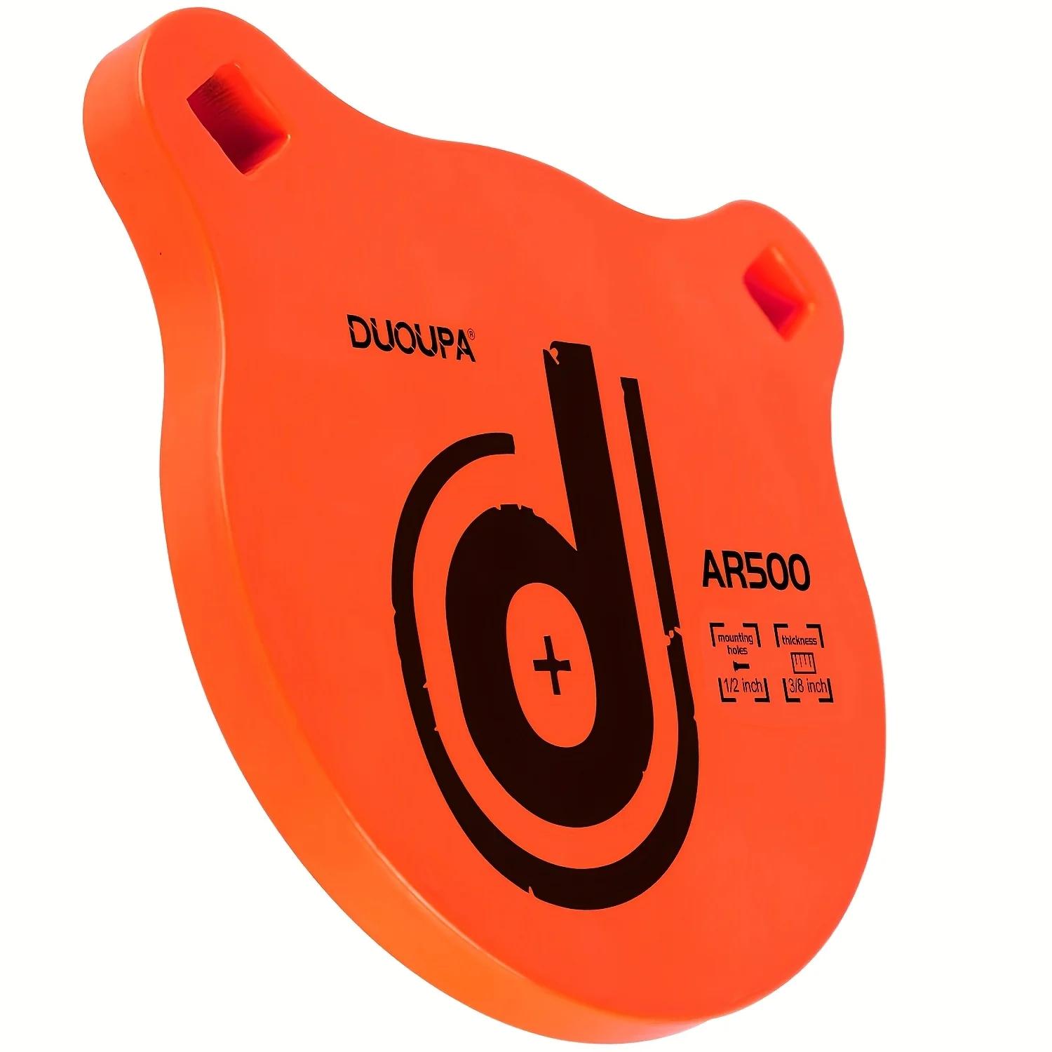 Cible acier AR500 revêtue haute visibilité pour entraînement tir pêche extérieur - Accessoires inclus