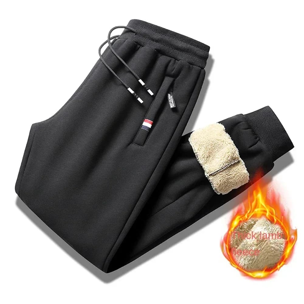 Pantalon d'hiver laine mouton homme - Chauffant qualité pour pêche hivernale confort premium