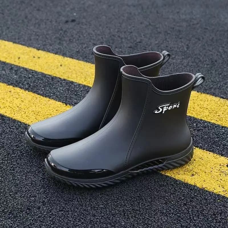 Bottes de pêche homme quatre saisons hautes - Bottes jardin travail imperméables antidérapantes