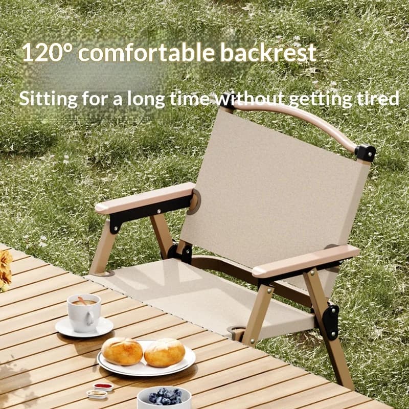 Chaise pliante portable légère pêche plage - Siège compact durable camping tabouret extérieur