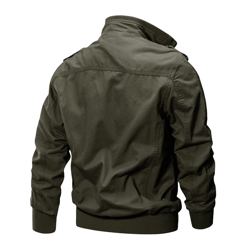 Veste bomber pêche printemps-automne - Coupe-vent camouflage cargo pour pêcheur