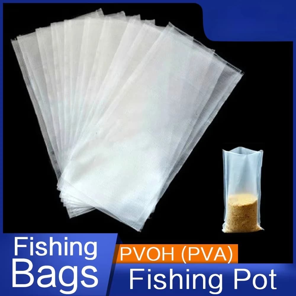 Filet PVA soluble 50 pièces pour amorçage carpe - appâts et équipement de pêche écologique