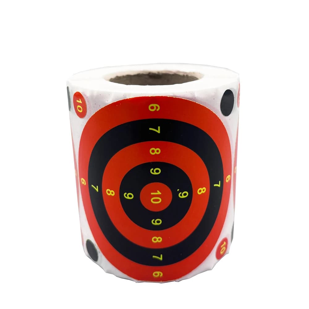 Cibles autocollantes réactives éclaboussantes 7.5cm pour tir pêche fusil pistolet - Précision