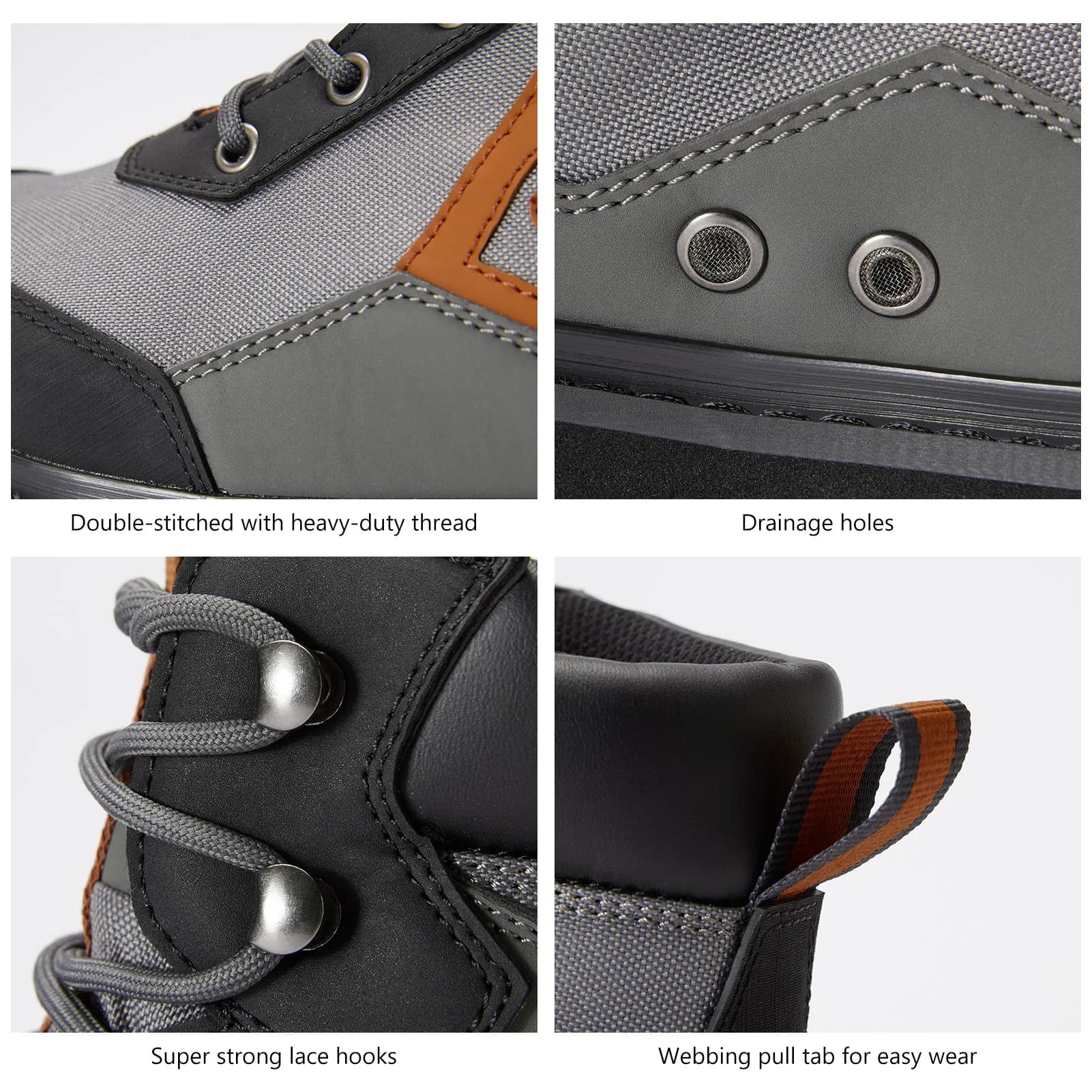 Bottes de pêche wading BASSDASH Flex Homme légères semelle caoutchouc antidérapante chaussures pêche à la mouche