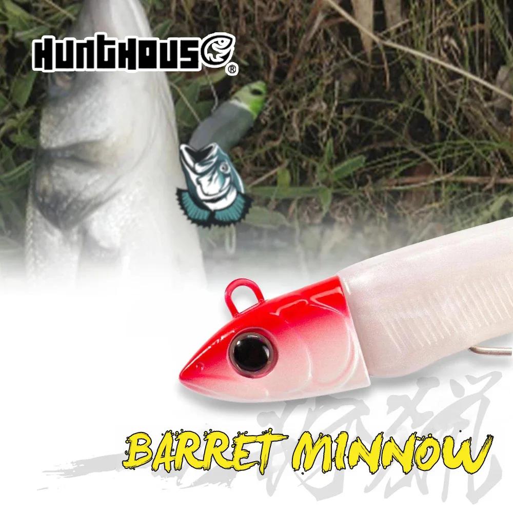 Leurre souple Hunthouse T. Minnow avec tête de jig 7g à 120g pour la pêche du