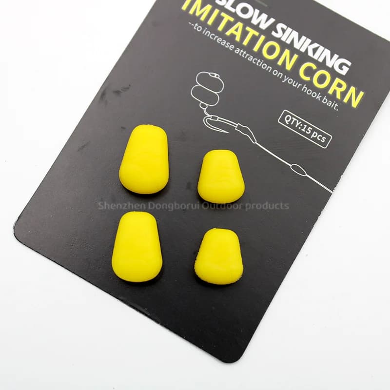 15 appâts pop-up maïs pour carpe - Leurres artificiels souples imitation maïs
