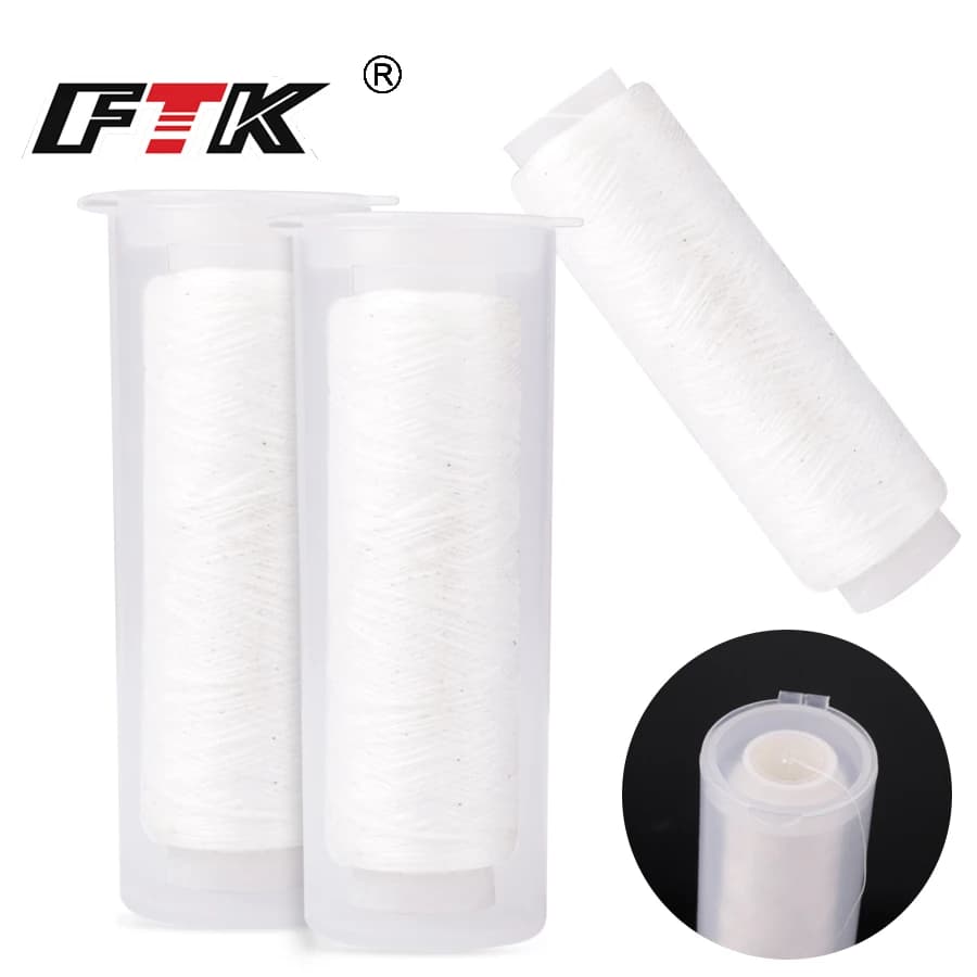 Fil de pêche invisible FTK 250m pour appâts mous – Ligne solide de fixation pour pêche en mer