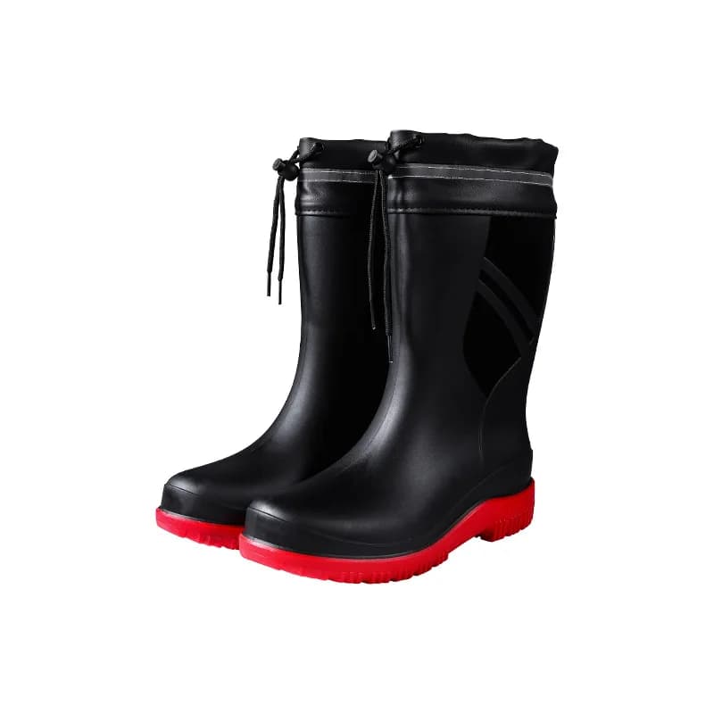 Bottes pluie hautes homme anti-dérapantes renforcées pour pêche chantier et fruits de mer