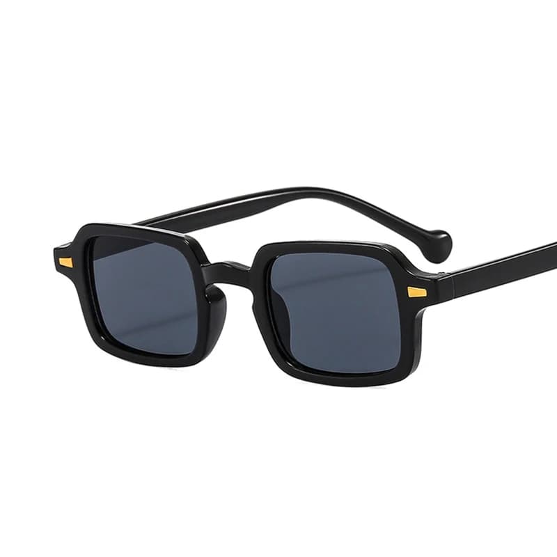 Lunettes de soleil luxueuses rectangulaires pour pêche - Design vintage ovale carré - Monture premium UV400
