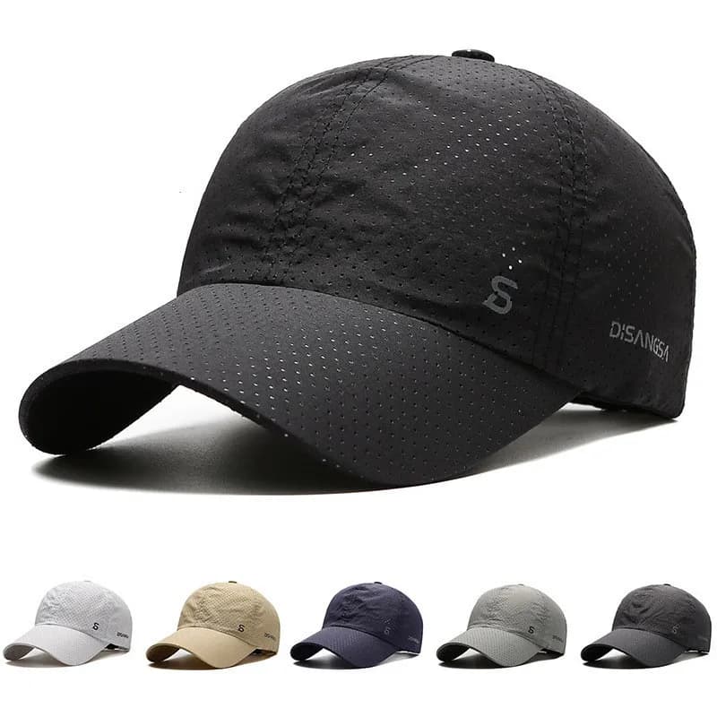 Chapeau soleil homme pêche été séchage rapide respirant protection UV baseball