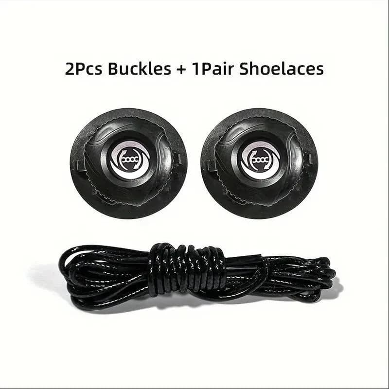 Lacets automatiques réglables - Système de serrage rapide sans nœuds pour chaussures pêche