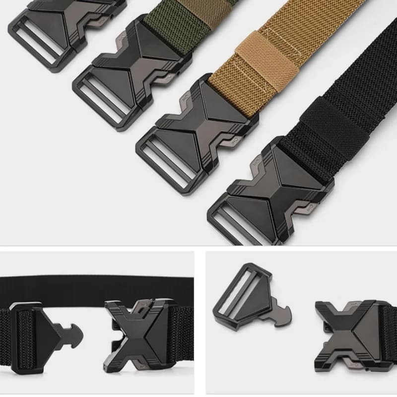 Ceinture sport démontable 2 pièces - Ceinture technique pour pantalons de pêche et aventures outdoor