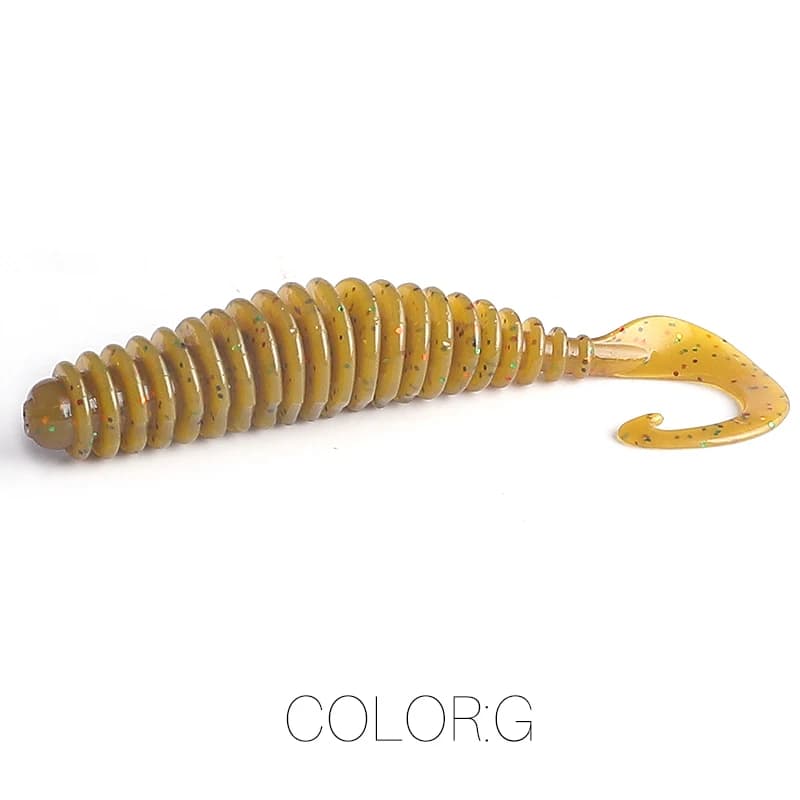 Leurre souple Tanan-Tail 50mm 65mm pour pêche de la carpe et du black bass - Appât PVC nouvelle génération 2023