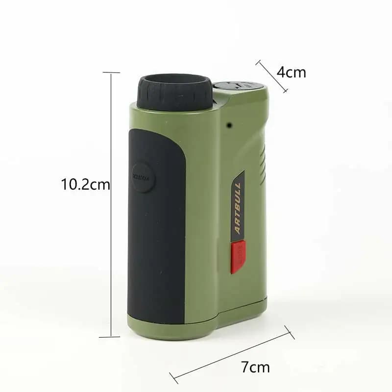 Télémètre laser chasse 2000 yards OLED rouge - Amplification 7x pour pêche et outdoor