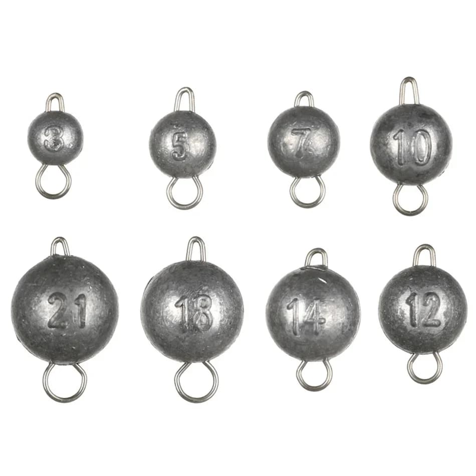 Plombs de pêche profonde 10 pièces 2g à 16g pour jigging et leurres en eau profonde