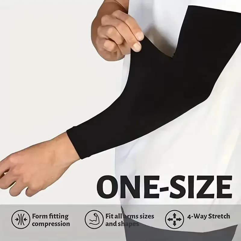 Manchons protection UV bras pêche sports extérieurs conduite aventures respirants paire 1/3