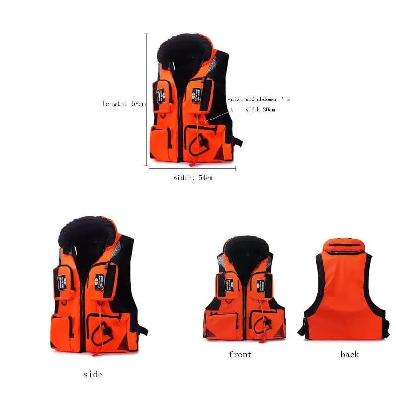 Veste de sécurité pêche nautique 2026 - Gilet de sauvetage respirant à séchage rapide pour navigation