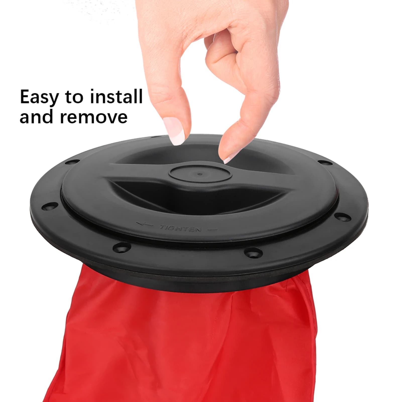 Hatch cover étanche rond pour kayak - Couverture circulaire avec sac de rangement inclus