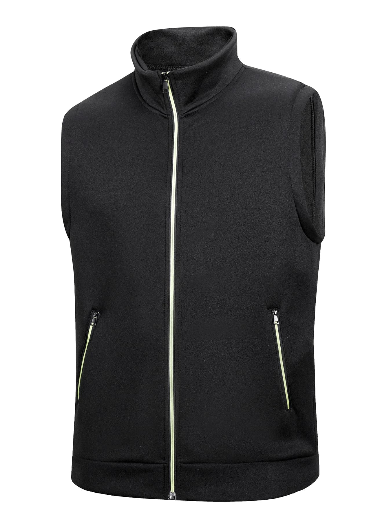 Veste sans manches homme col montant chaude décontractée streetwear pour automne hiver