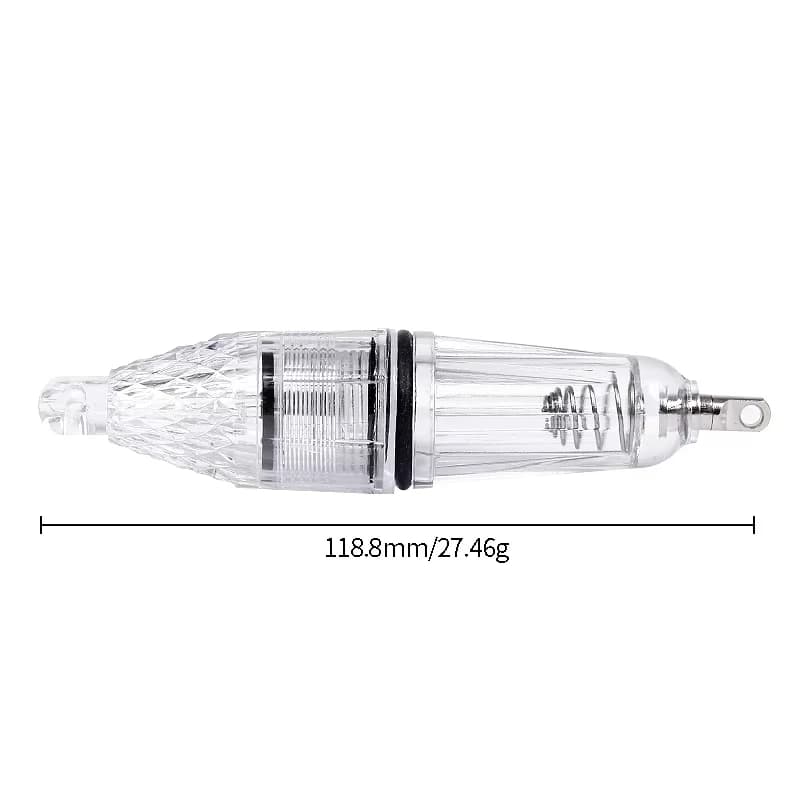 Kit lampe LED pêche nocturne sans pile - Appât lumineux bateau pour mer et casiers crevettes