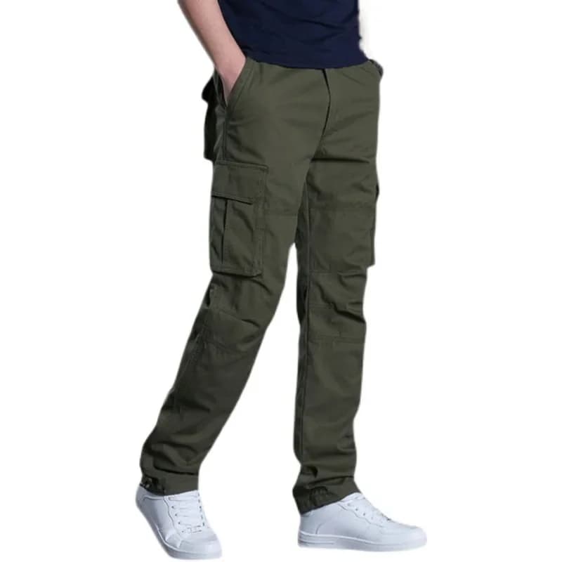 Pantalon de travail décontracté résistant multi-poches pour pêche et loisirs outdoor