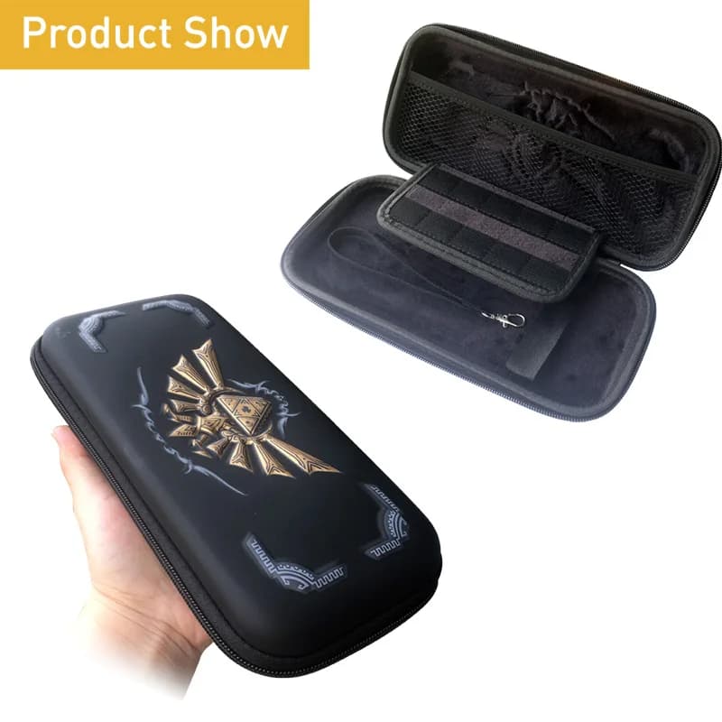 Étui de transport rigide 3D pour Nintendo Switch - Housse étanche pour console Switch OLED