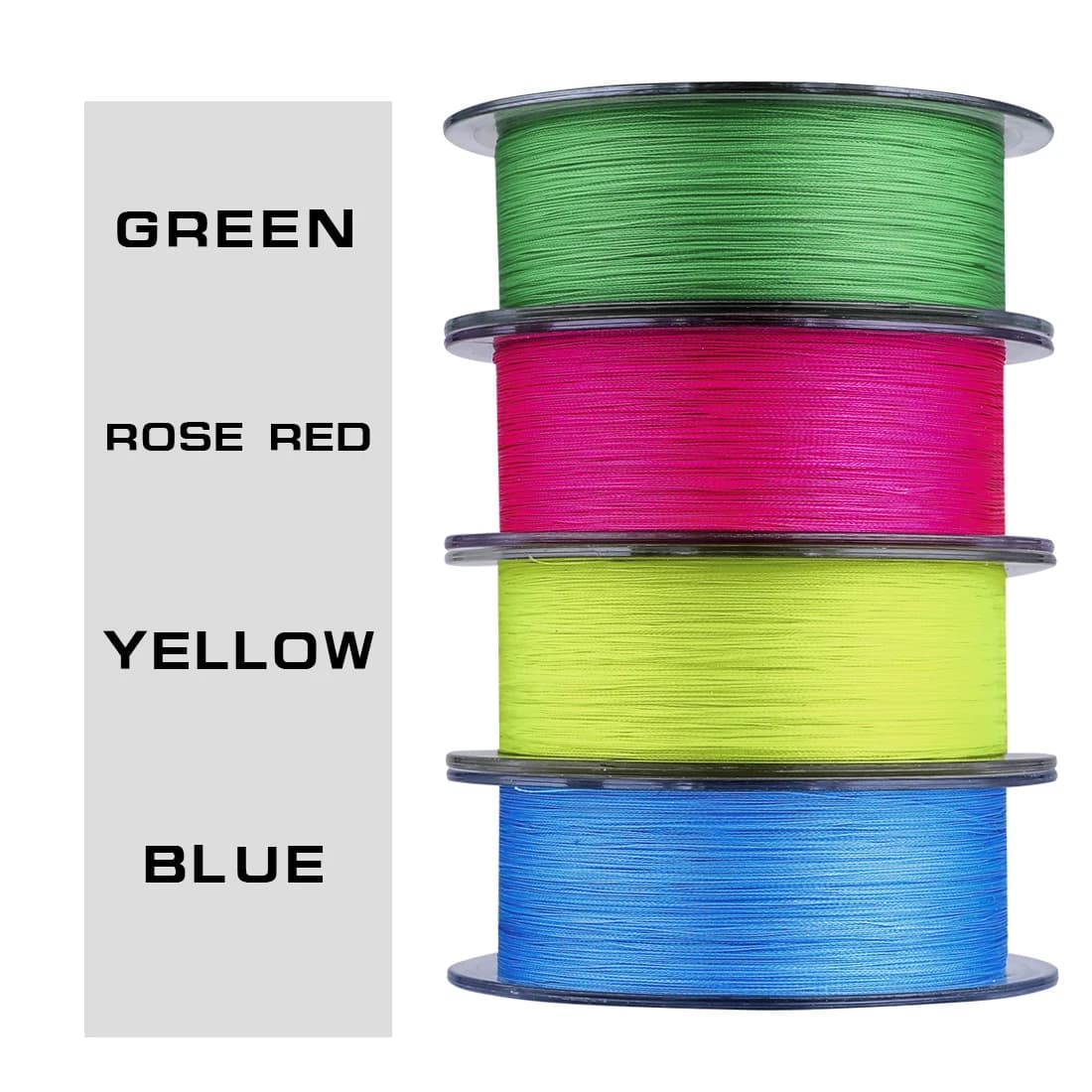 Ligne de pêche carp PE multifilament BEARKING 150m 4 brins, résistance 10-93LB, tresse souple et glissante