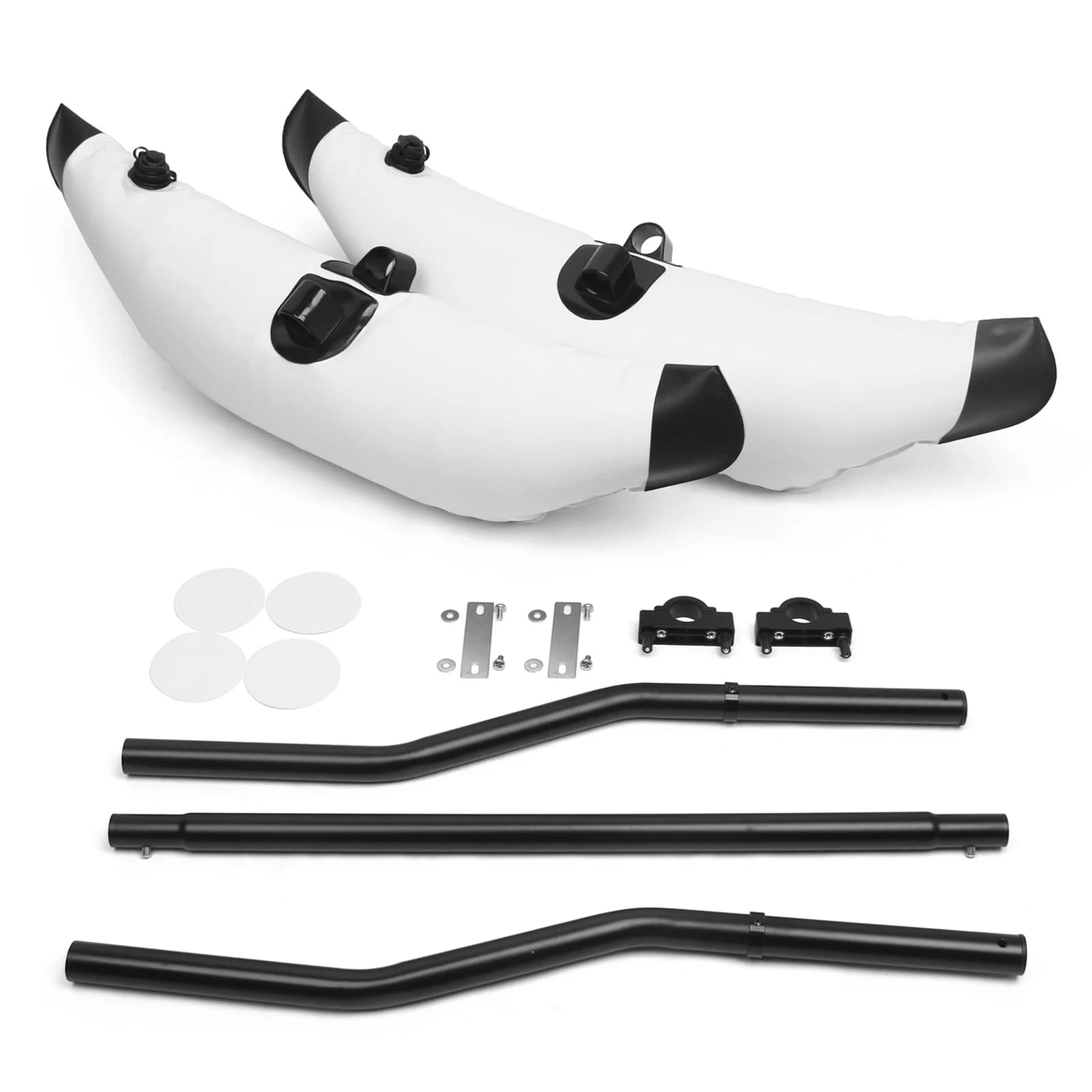 Stabilisateur flottant pour kayak gonflable - Système de flotteurs latéraux avec bras et support canne