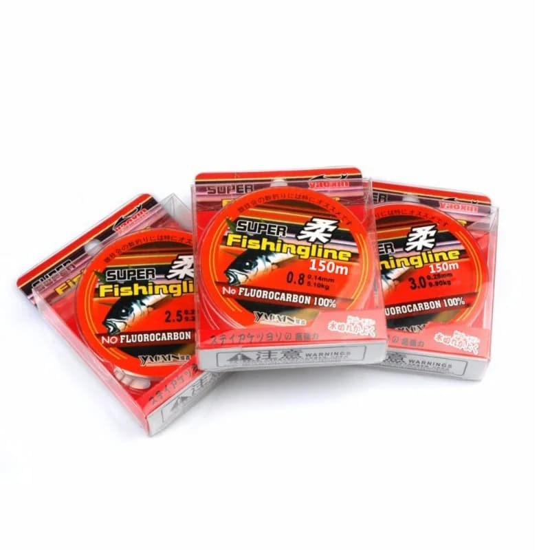 Ligne de pêche monofilament japonaise super résistante 100m 200m, transparente et durable pour vos appâts