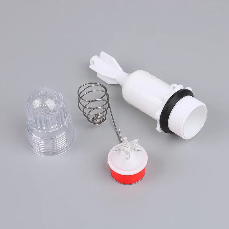Lampe de pêche sous-marine à double flash - Balise lumineuse pour filets et détection de poissons