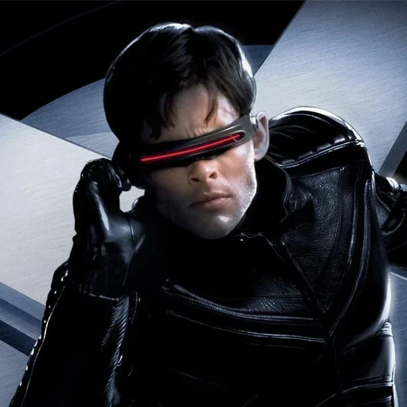 Lunettes de soleil polarisées X-man Cyclops cosplay mémoire forme pêcheur protection UV design unique