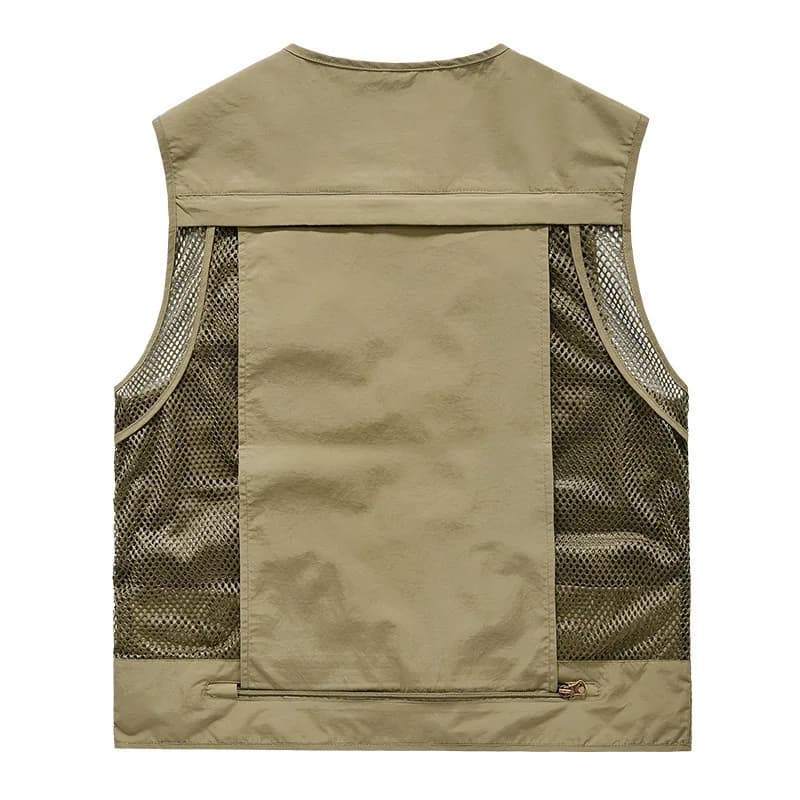 Veste de pêche pour homme avec multiples poches - Veste respirante haute technologie pour la pêche et les loisirs en plein air