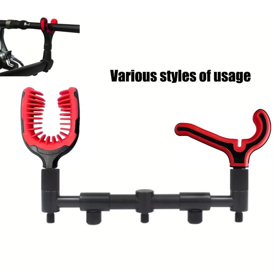 Support canne à pêche réglable PVC léger base 3/8" - Organisateur cannes carp durable support tête
