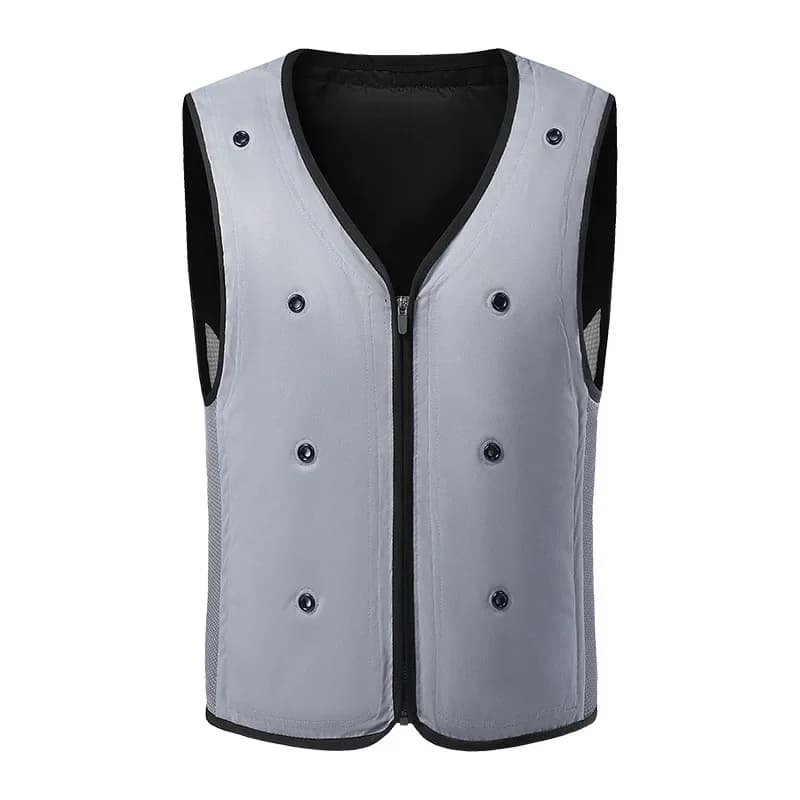 Gilet rafraîchissant circulation eau été - Veste climatisation outdoor protection solaire hommes