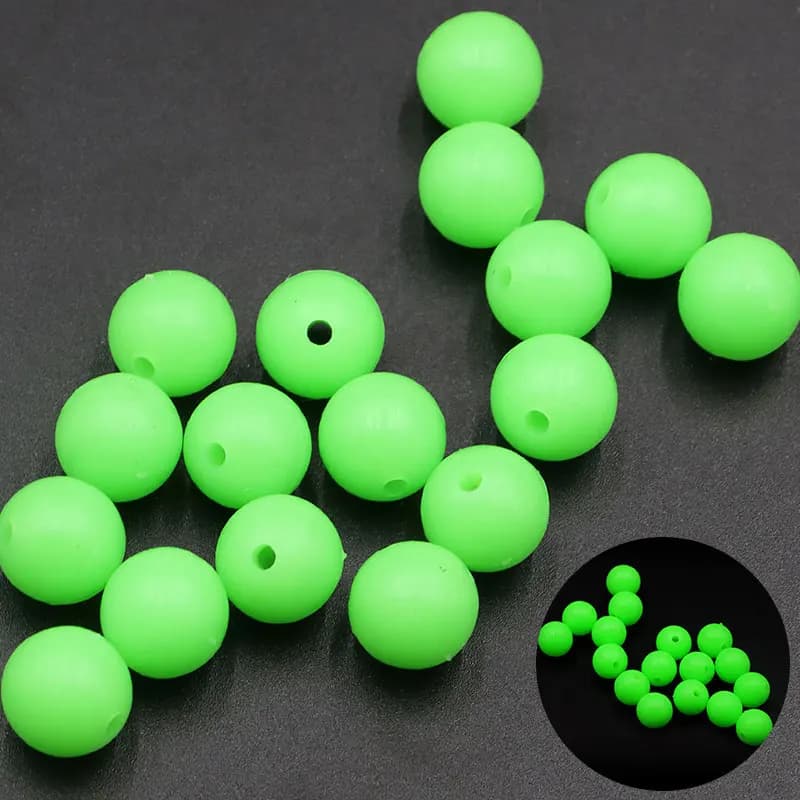 Perles lumineuses pour pêche 1000 pièces - accessoires pour lignes de pêche au poisson-chat et appâts