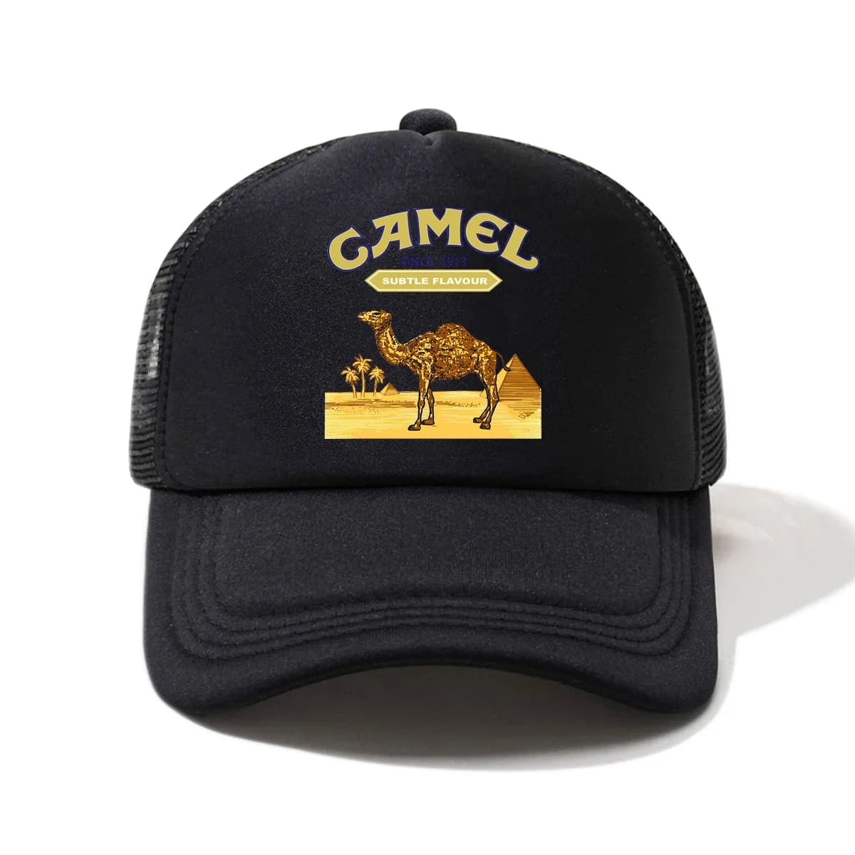 Casquette baseball pêche Camel Trophy imprimée pour activités outdoor et parties de pêche