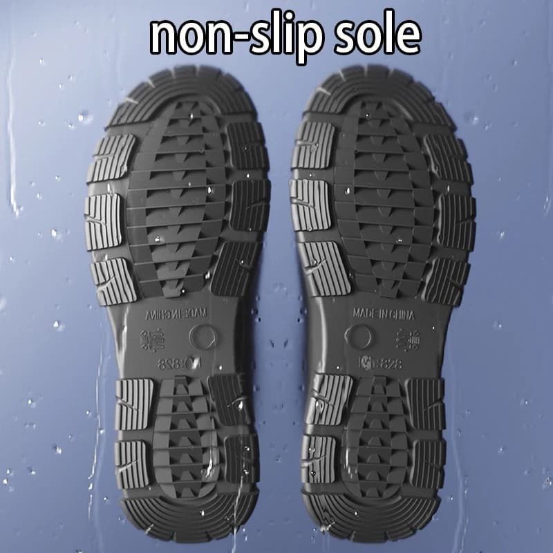 Bottes pluie homme style britannique travail extérieur antidérapantes imperméables quatre saisons pêche
