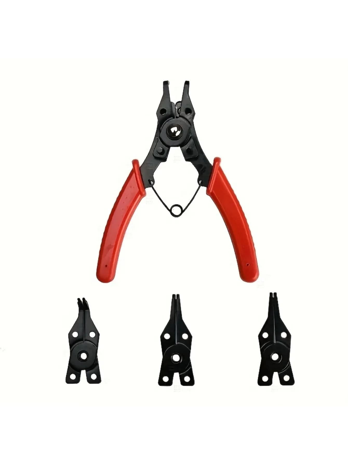 Jeu pinces circlips 4-en-1 multifonction démontable pour pêche réparation matériel outillage manuel