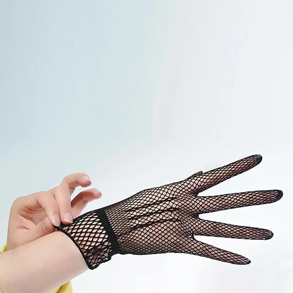 Gants mariée pêche nylon élégants protection UV conduite soirée accessoire raffiné