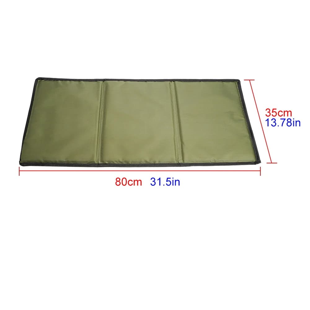 Tapis de décrochage pliable multifonction Hirisi avec coussin éponge respirant pour la pêche de la carpe