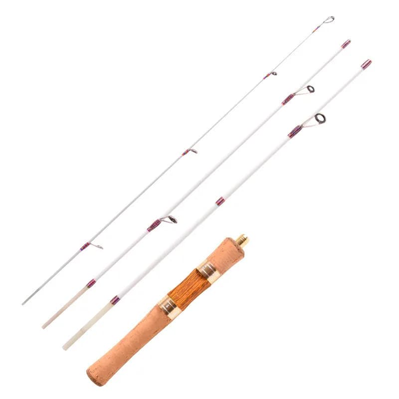 Canne à pêche XUL Super Souple Ultra Légère 1.4m 4 brins voyage fibre de verre truite rivière portable