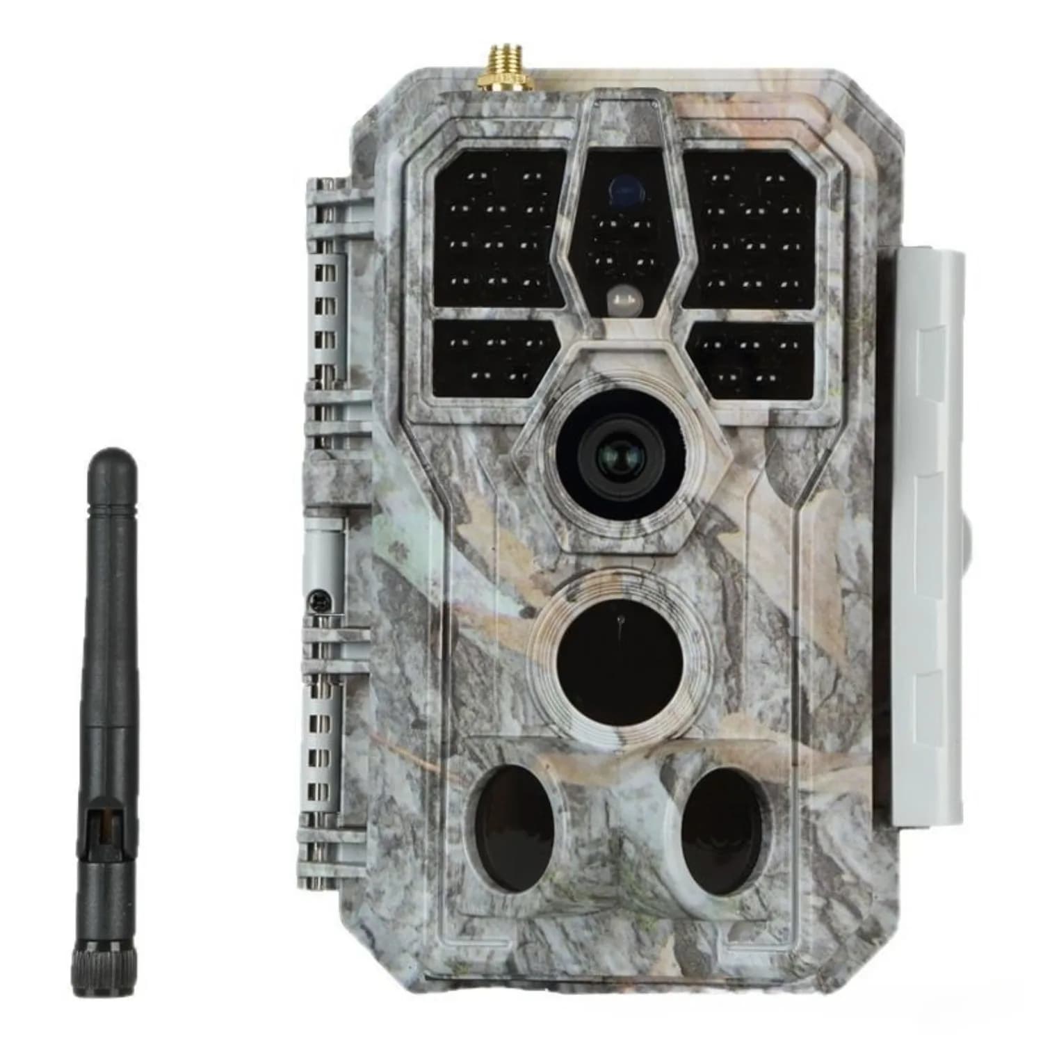 Caméra de chasse WiFi 64MP vision nocturne infrarouge étanche pour surveillance faune sauvage