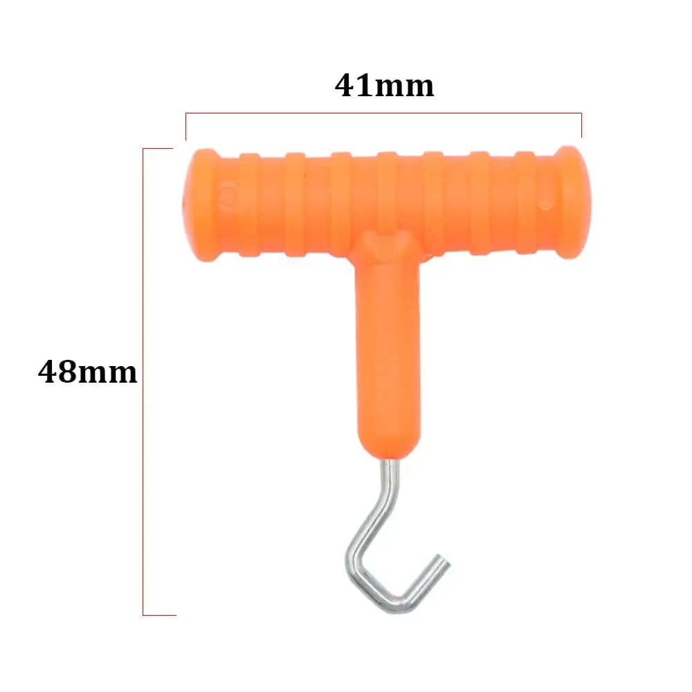 Outil montage hair rig pêche carpe 2 pièces pour nœuds hameçons équipement carpiste