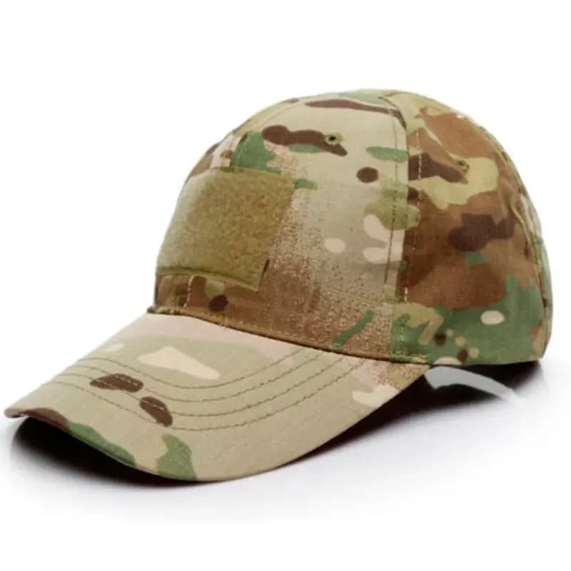 Casquette tactique camouflage pêche paintball - Snapback ajustable activités outdoor randonnée