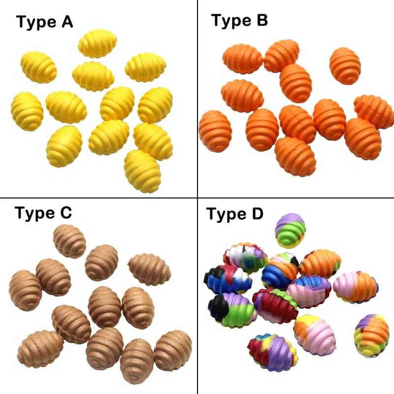 12 appâts flottants pop-up pour carpe - 7 types de chrysalides de ver à soie en forme de tour