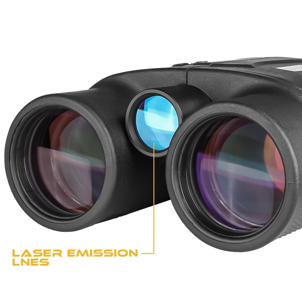 Jumelles télémètre laser SPINA 10X42 1200m étanches pour chasse tactique et observation outdoor