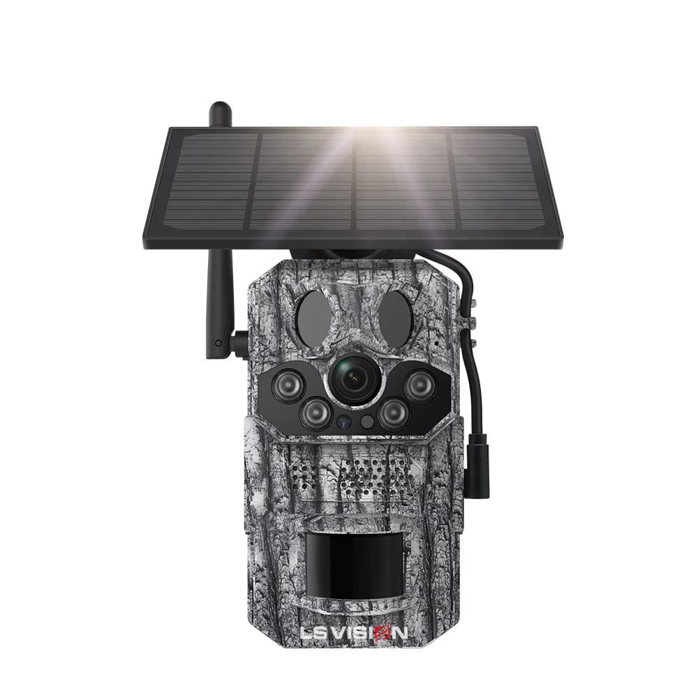 Caméra de chasse solaire 4G LTE GPS surveillance étanche IP66 waterproof monitoring faune tracking animalier