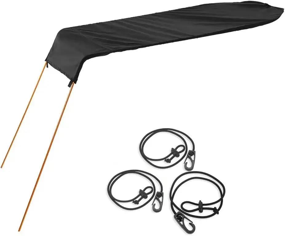 Bache anti-UV pour kayak de pêche - Abri démontable protection soleil et pluie
